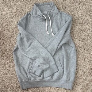 Women’s Gray Cross Neck Pullover